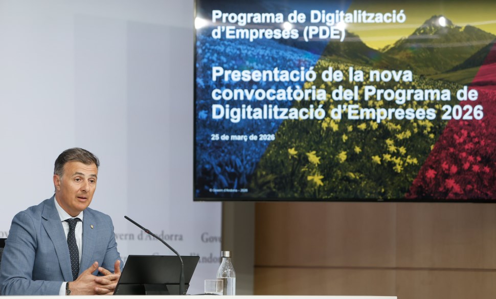Pr&eacute;sentation du Programme de Digitalisation des Entreprises (PDE) 2026 par le Gouvernement d'Andorre